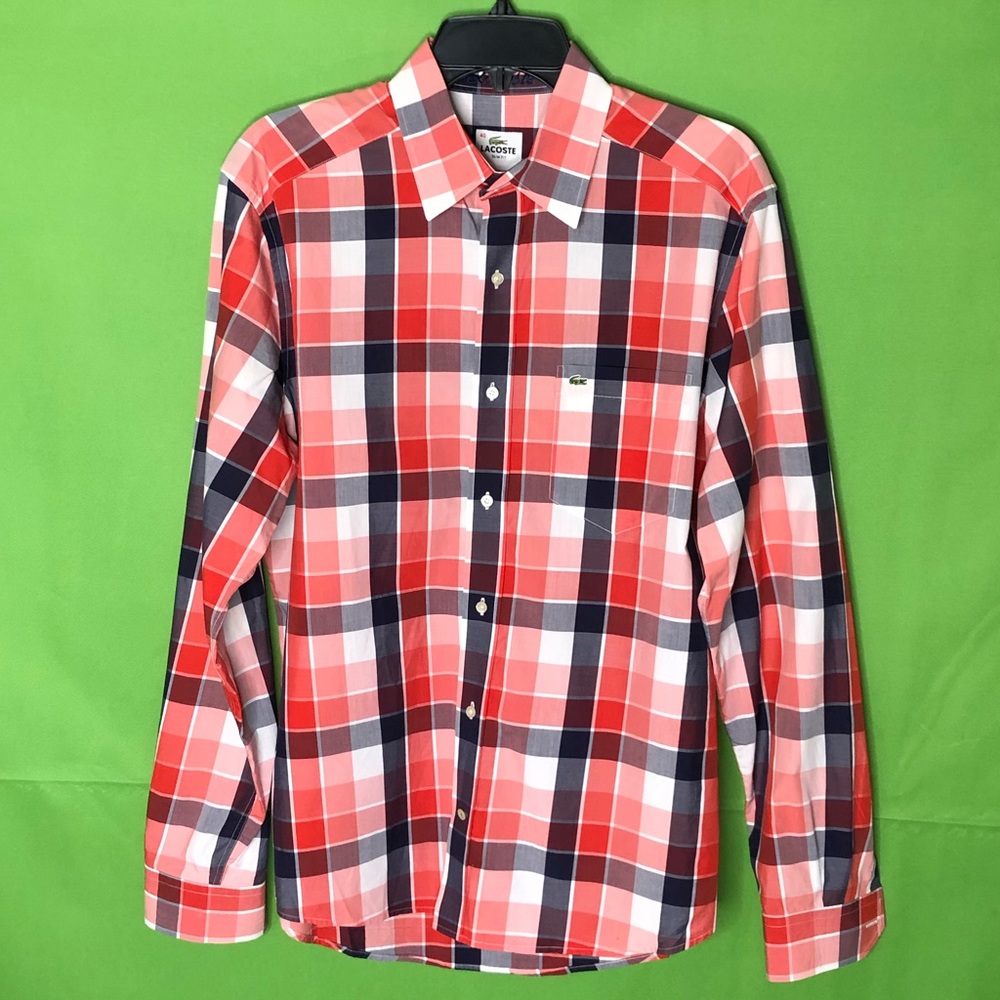 BRAND NEW Men’s Lacoste button down slim shirt 40